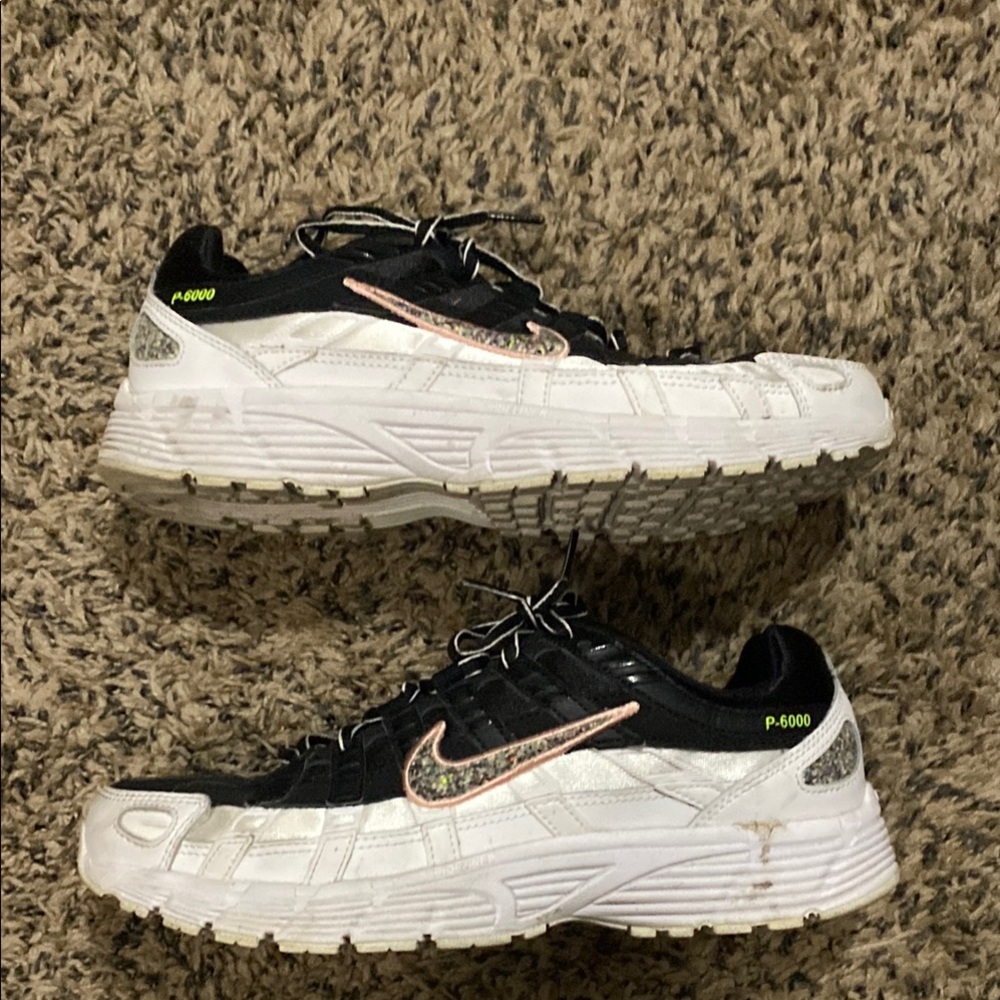 Nike P-6000 Black and White Sneakers